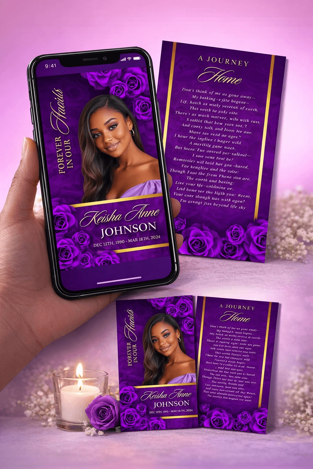 Bi-fold Funeral Programs 5