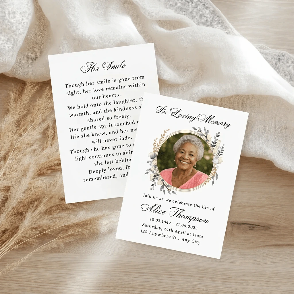 Standard Prayer Card 1